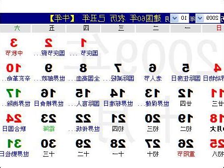 2009 年生肖